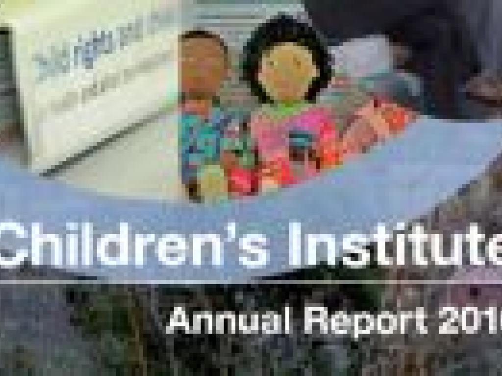 Cover image of the CI Annual Report 2016