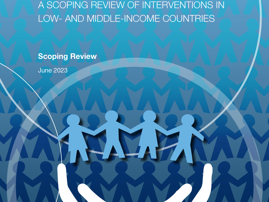 Cover of scoping review report
