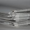 Photo of stack of newspapers