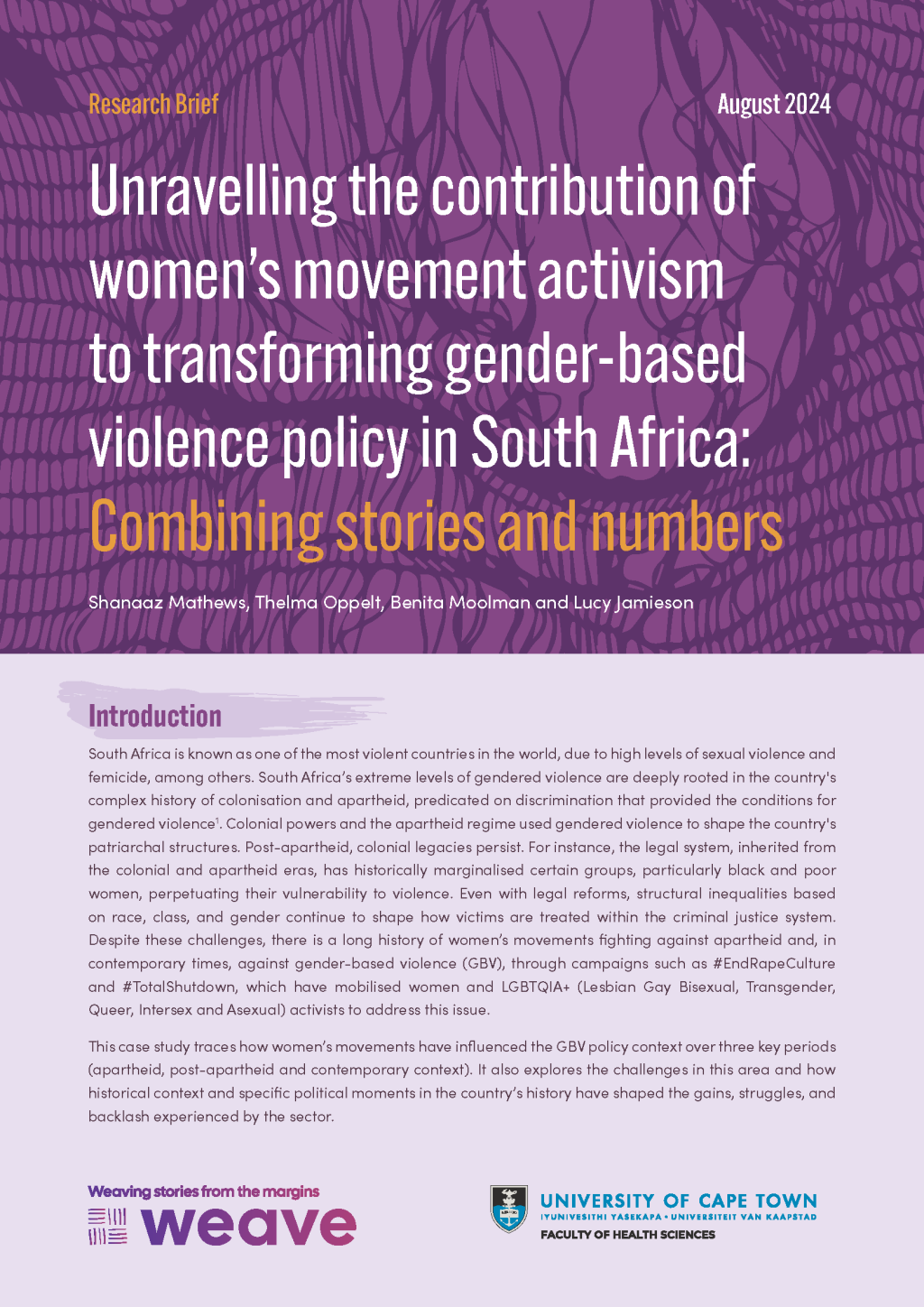 Copy of WEAVE research brief